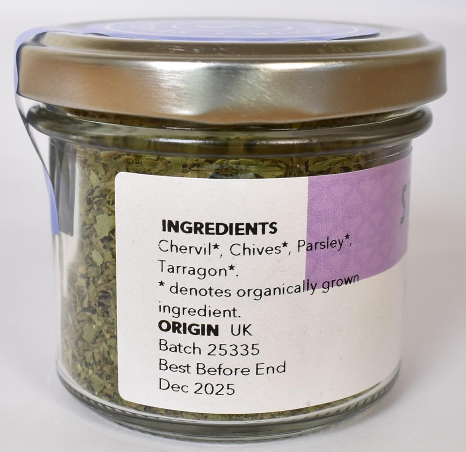 Steenbergs Organic Fines Herbes Blend Standard Jar 10g
