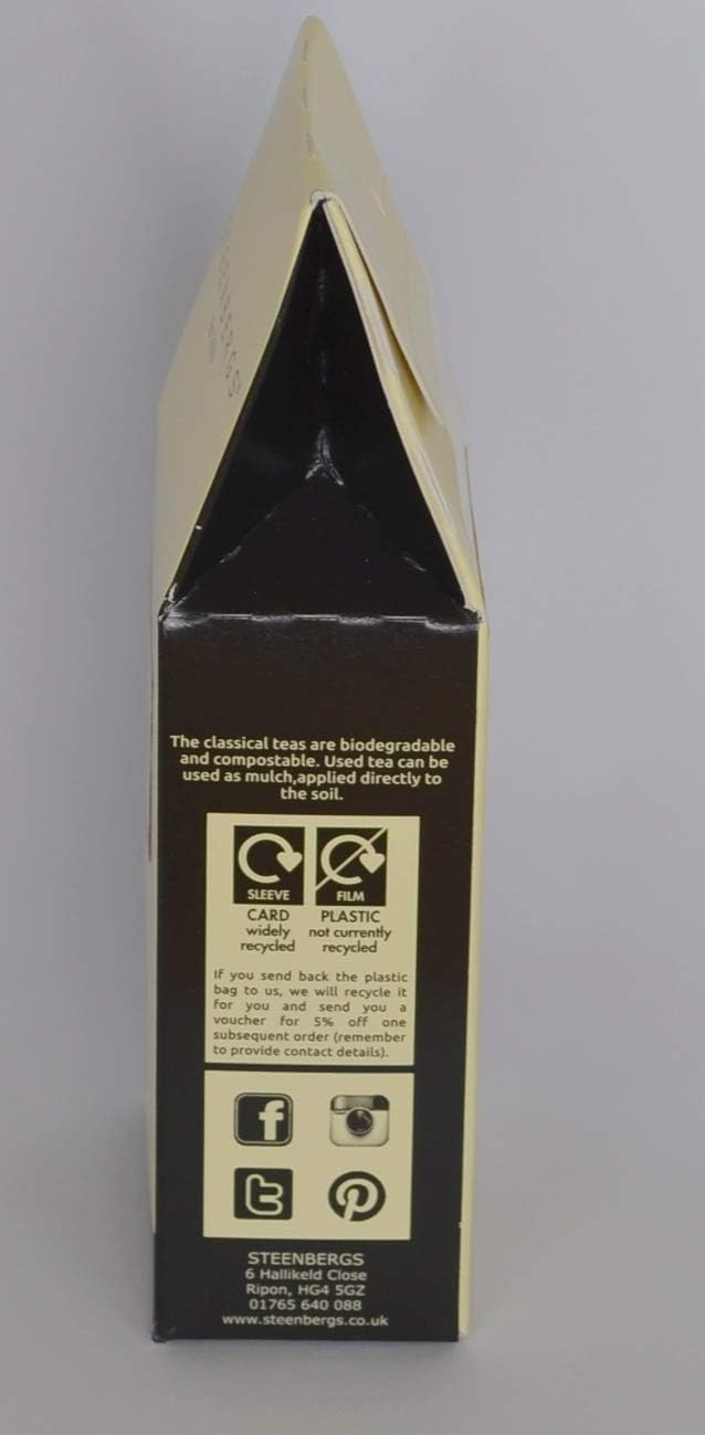 Steenbergs Organic Green Tea with Turmeric and Lemon 100g