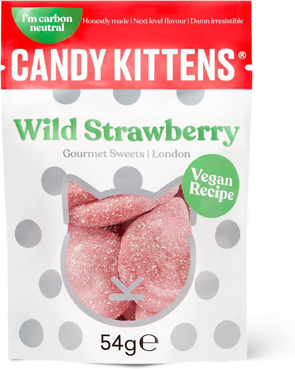 Eton Mess Gift Box, CANDY KITTENS ETON MESS, Limited Edition Gourmet Sweets, Packed With Fruit Juice & Natural Ingredients, Includes Keyring & Gift Card  4x 140g Bags