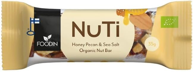 Foodin Nuti Bar Honey Pecan and Sea Salt 35g