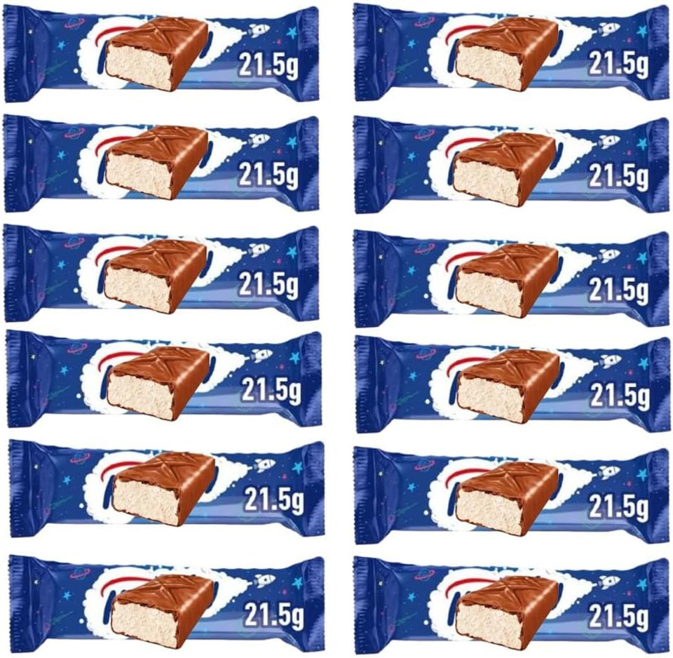 Nougat & Milk Chocolate Snack Bar 21.5g - Milk chocolate with a lightly whipped white centre (28 Bars(Half Box)) Nougat & Milk Chocolate Snack Bar 21.5g - Milk chocolate with a lightly whipped white centre (28 Bars(Half Box))