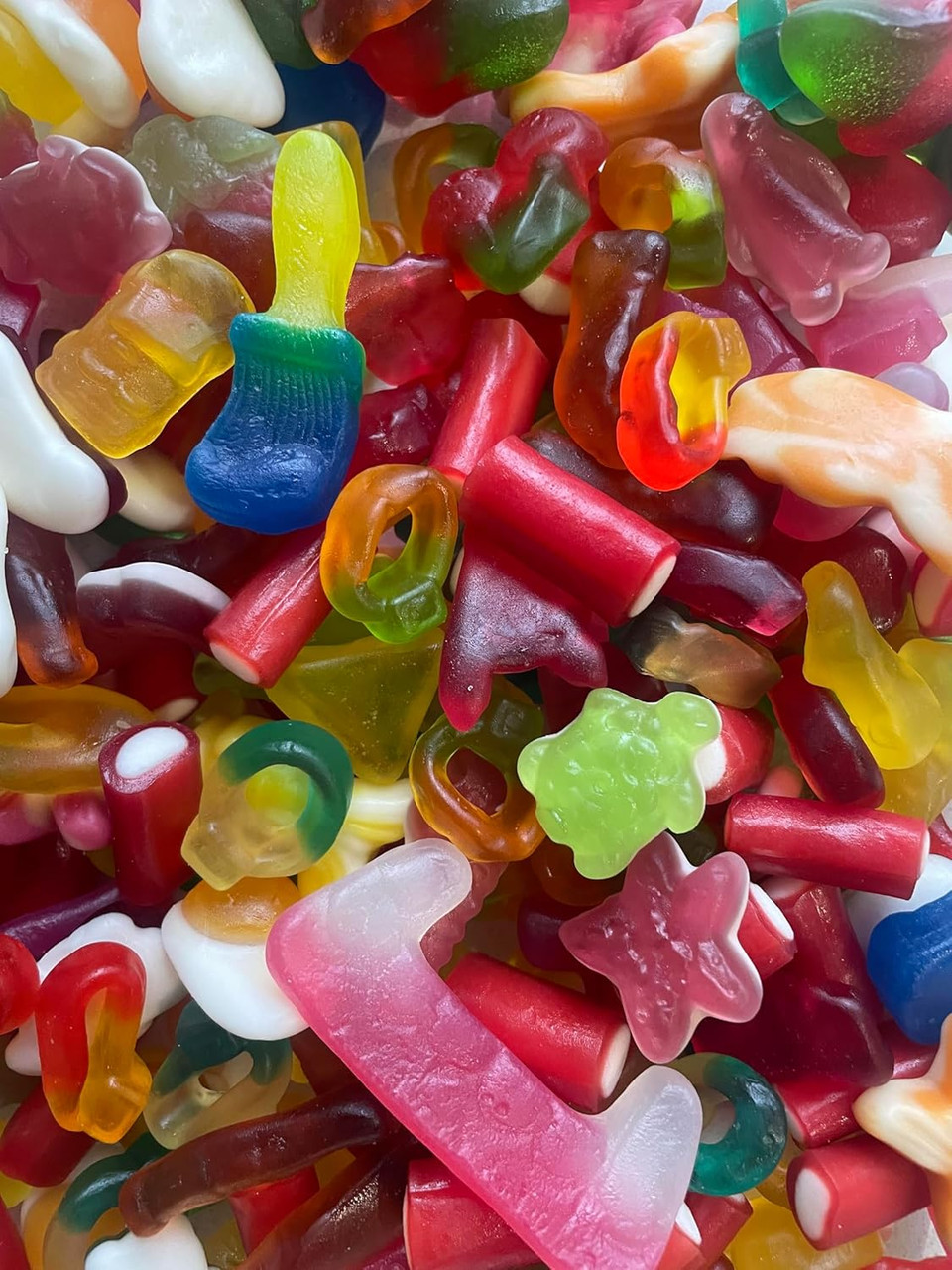 Jelly Non-Fizzy Sweet Mix 1kg Assorted Pick & Mix Share Bag Party Candy by Sweetish