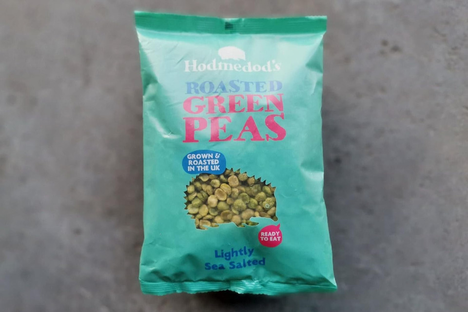 Hodmedod's Roasted Green Peas Sea Salted, 300g