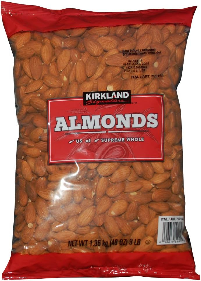 Kirkland Signature Almonds Supreme Whole 1.36 Kg