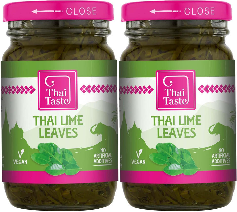 Thai Taste Thai Makrut Lime Leaves 114g - Pack of 2