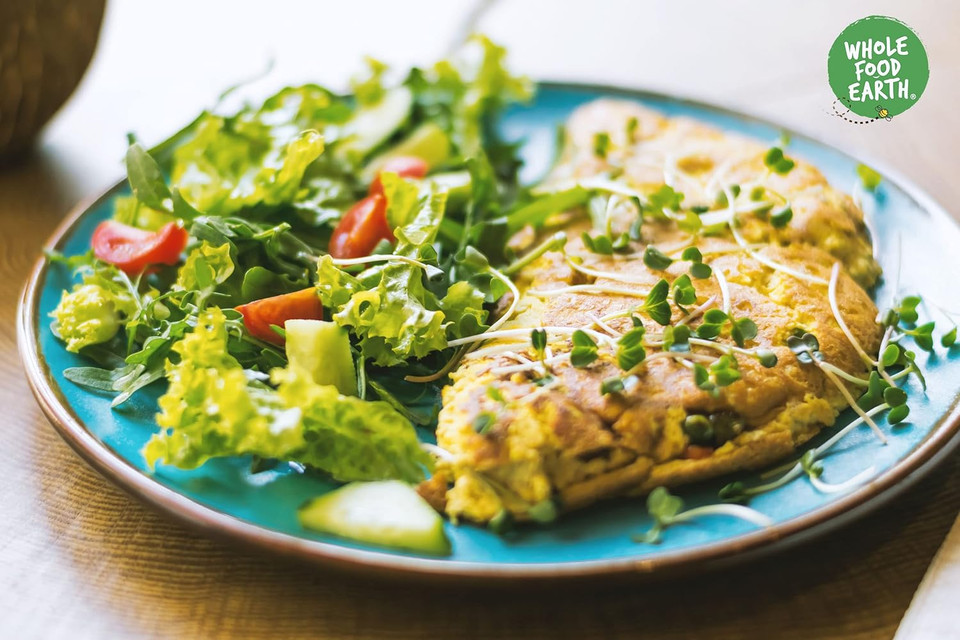 Wholefood Earth Organic Chickpea Flour (Gram Flour)  3 kg | Vegan | GMO Free | High Fibre | Certified Organic