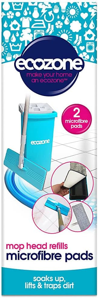 Ecozone Microfibre Mop Pad Refills