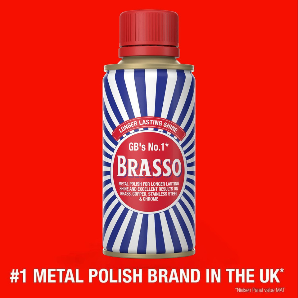 Brasso Metal Polish Liquid 175ml, Pack of 4
