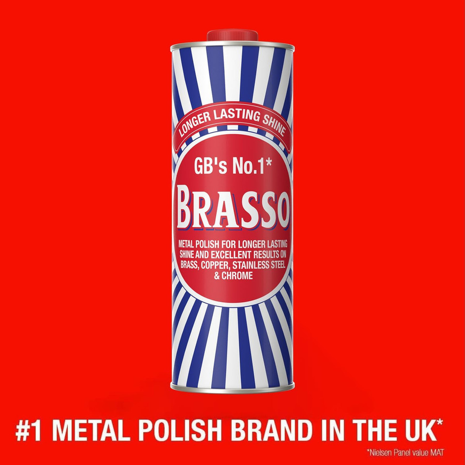 Brasso Liquid Metal Polish, 1L - Pack of 6 Bottles