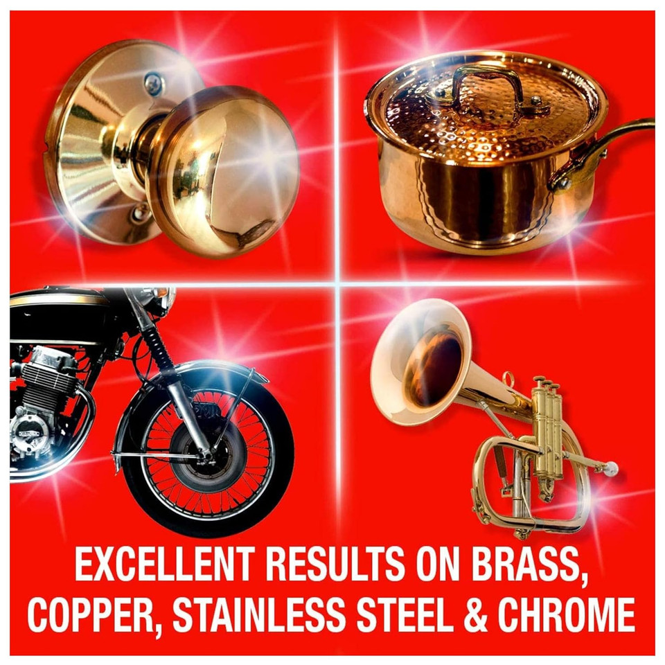 Brasso Metal Polish, 175 ml (Pack of 6)