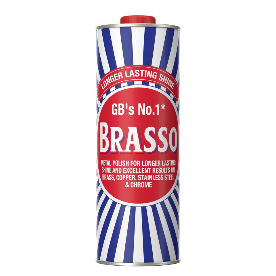 Brasso Metal Polish Liquid, 1L (Pack of 2)