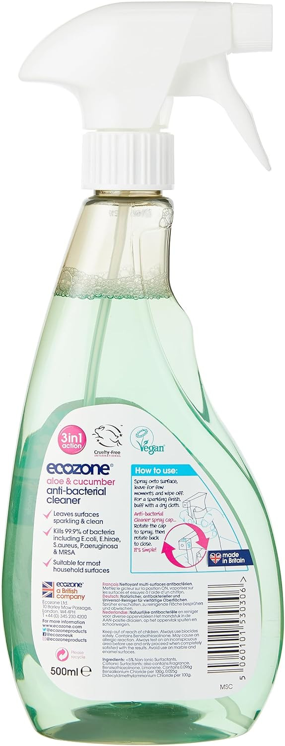 Ecozone Anti-Bacterial Multi-Surface Cleaner 500 ml