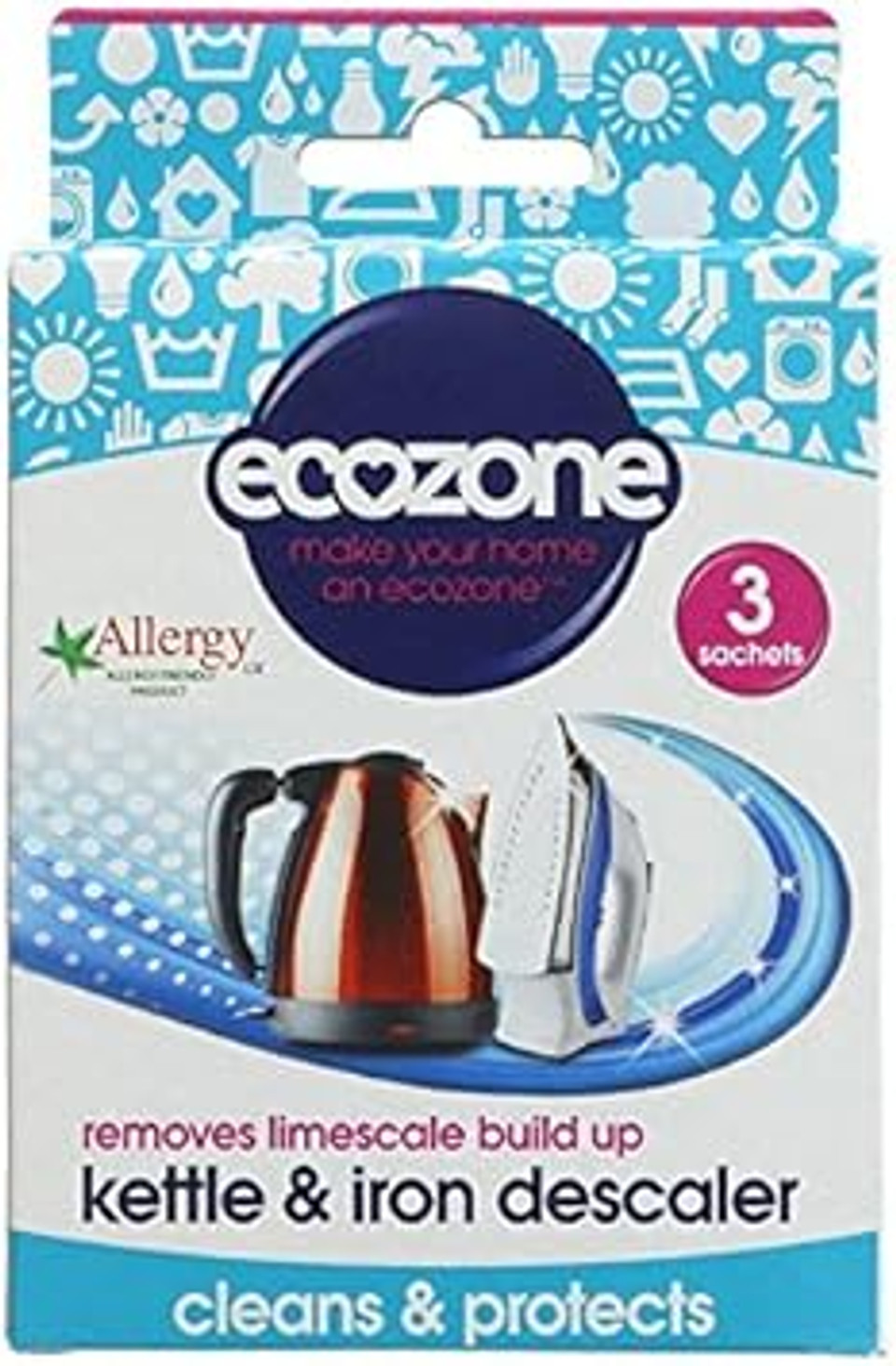 Ecozone | Kettle & Iron Descaler | 12 x 60g