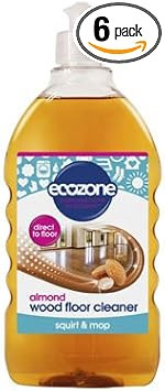Ecozone Almond Wood Floor Cleaner 500 ml (Pack of 6)