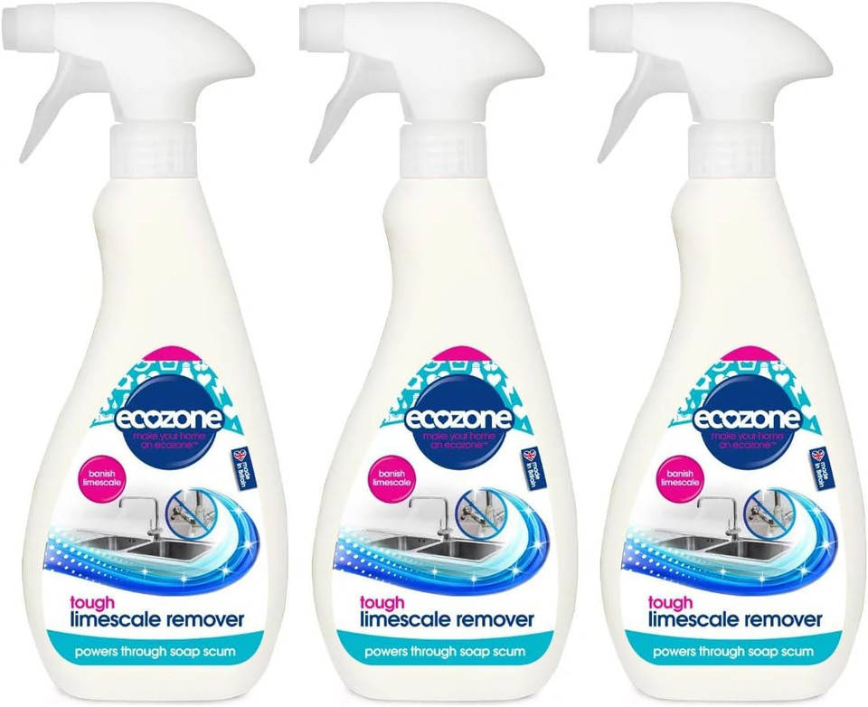 Ecozone Tough Limescale remover spray. Pack of 3
