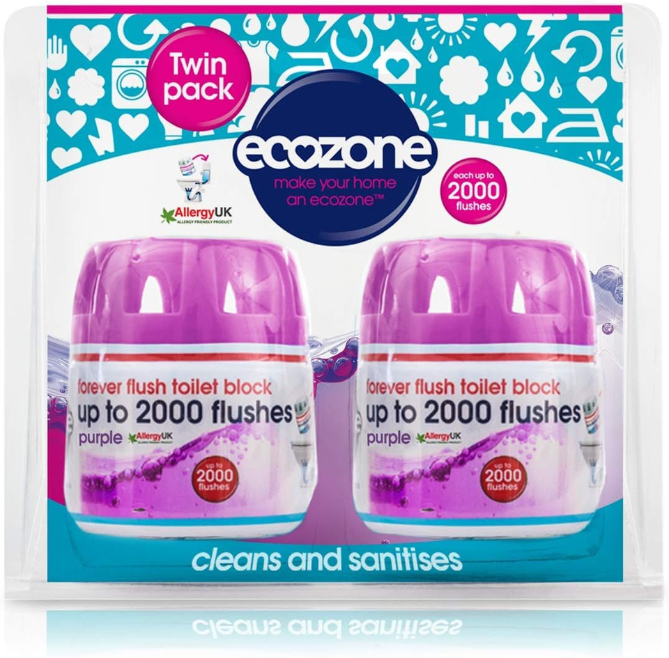 Ecozone Forever Flush Indigo, Twin Pack