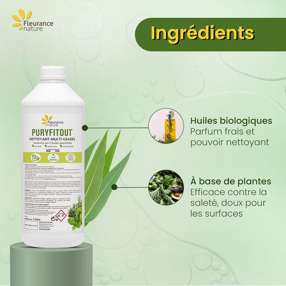Puryfitout organic organic detergent 1 L