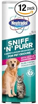 Neutradol Sniff 'n' Purr Carpet & Room Deodorizer 525g - Case of 12