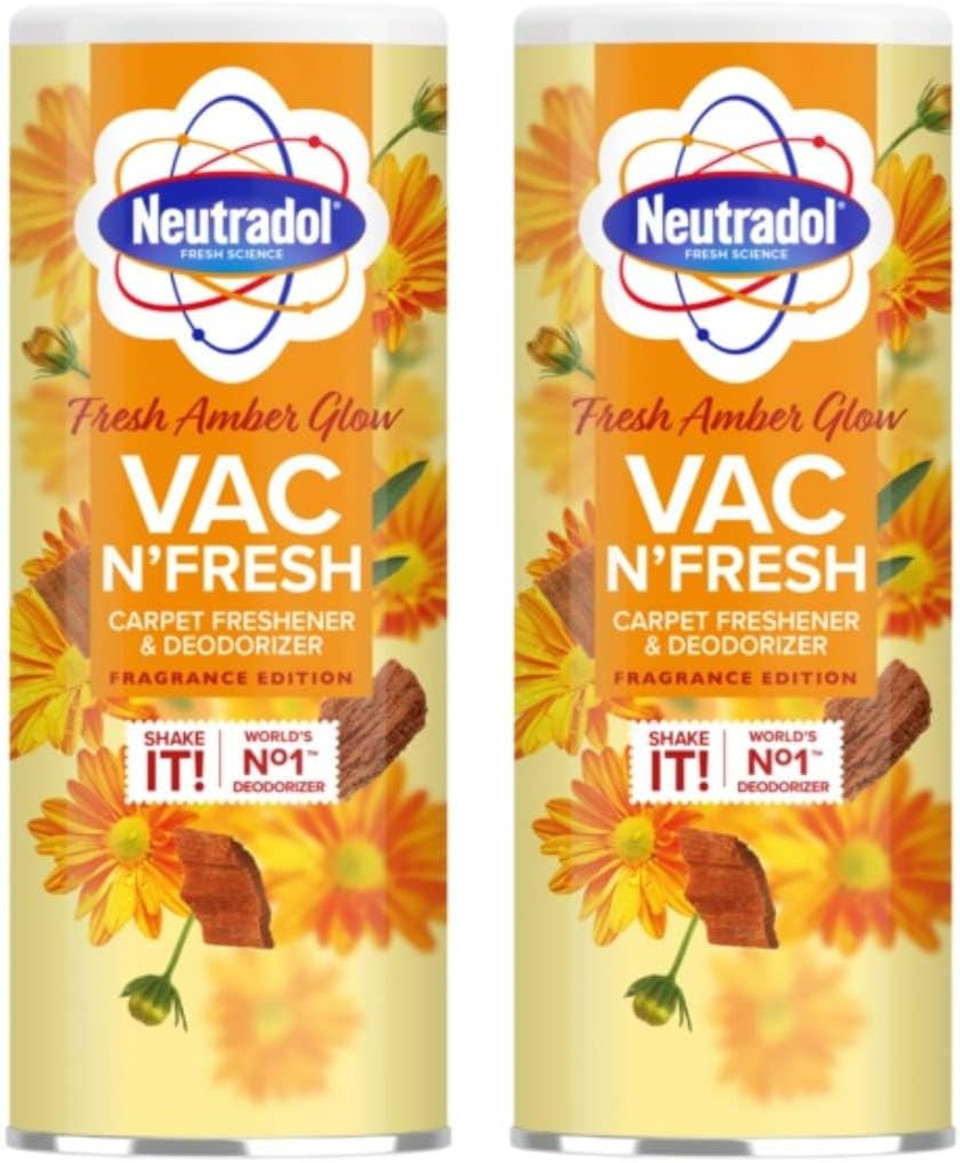 Neutradol Carpet Deodoriser 350g Fresh Amber Glow (2 pack)