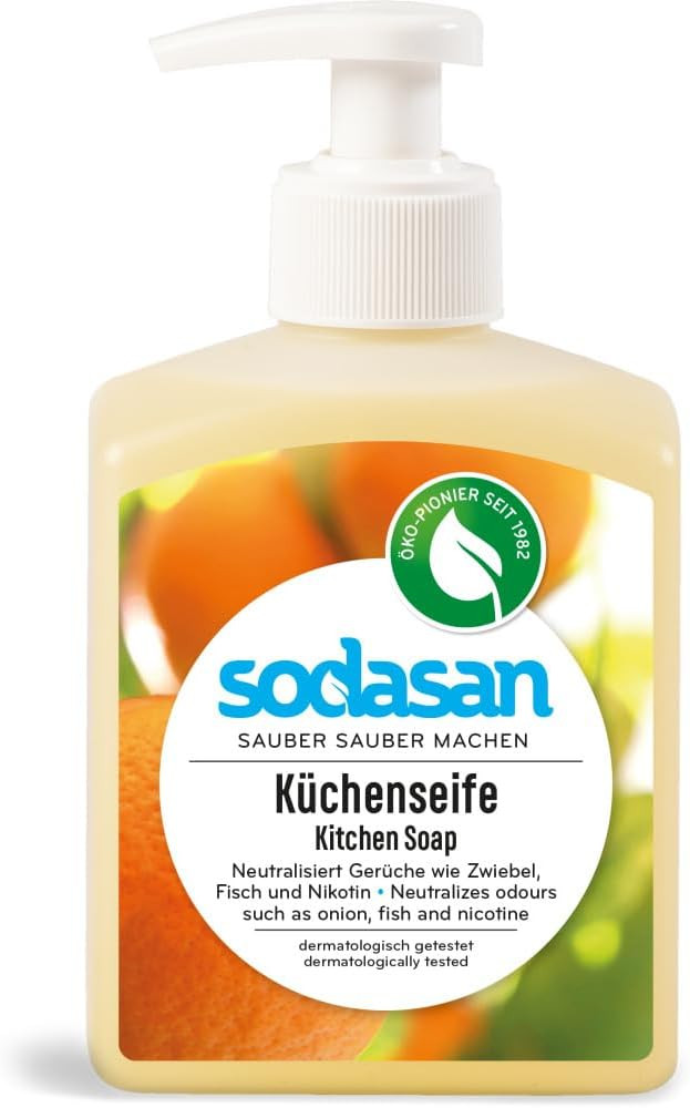 Sodasan Kitchen Soap  Neutralises Odors 300ml