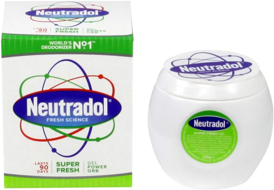 Neutradol Gel Power Orbs - 3 Pack: Super Fresh, Fresh Pink, Original for Clean Air at Home and Work