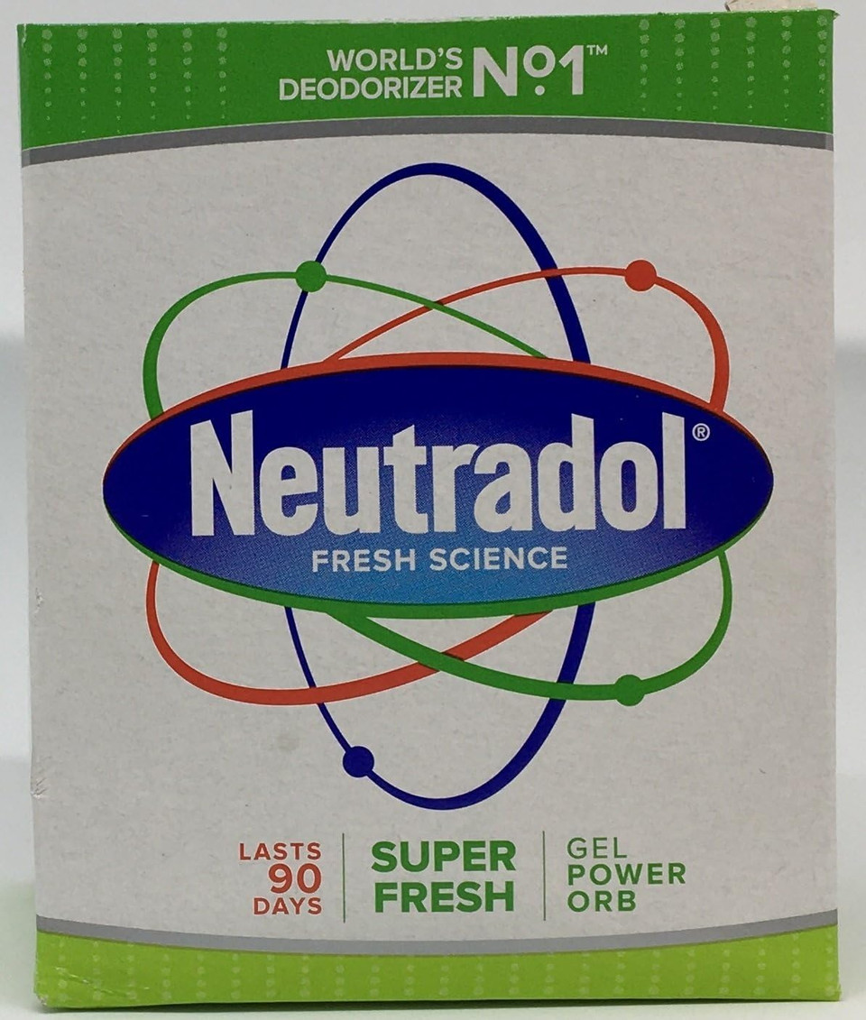 Neutradol Super Fresh Air Freshener Odour Remover Destroyer Gel Power Orb 140g (2 Pack)