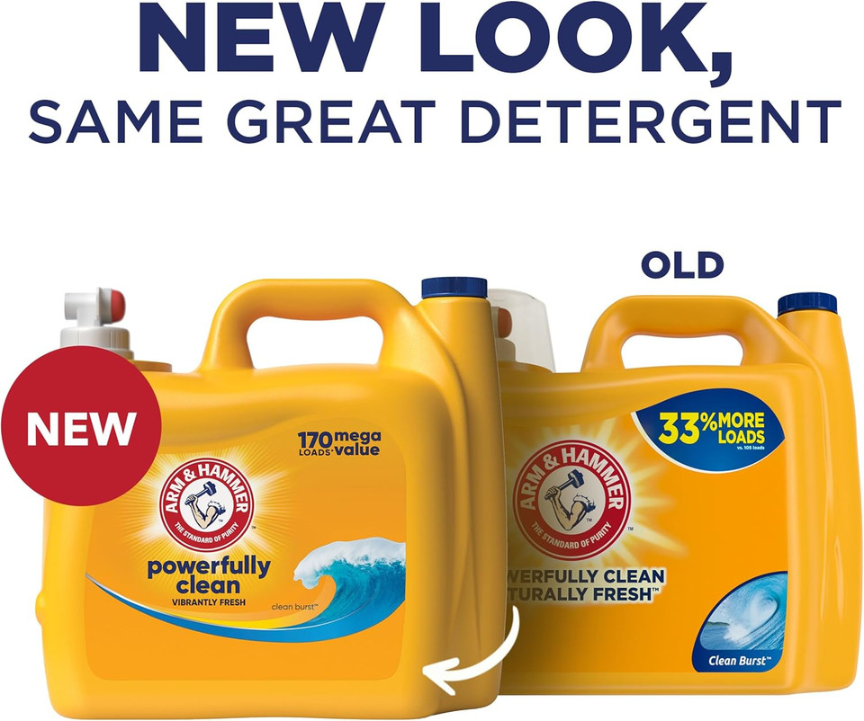 Arm & Hammer Liquid Laundry 170oz Clean Burst dual HE
