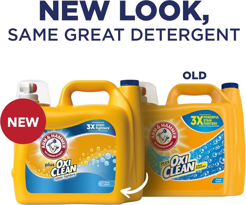 Arm & Hammer Liquid Laundry 166.5oz Fresh Scent Plus OxiClean