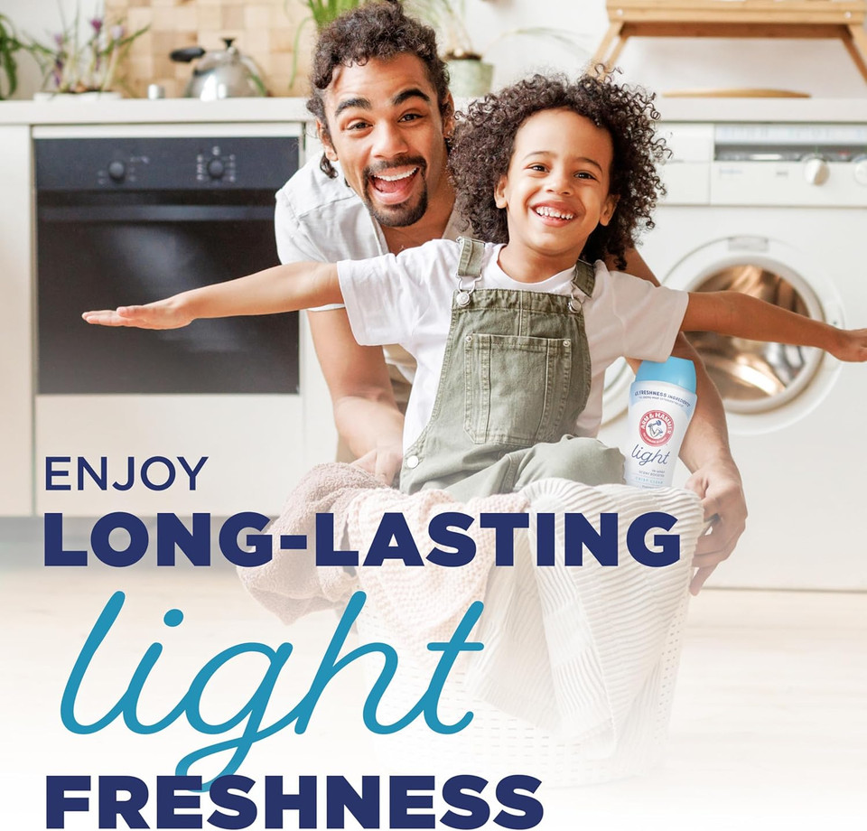 ARM & HAMMER Light In-Wash Scent Booster, Laundry Scent Booster Crisp Clean scent, 24 Oz