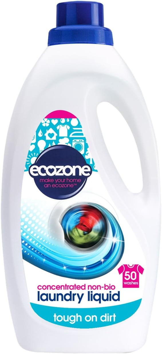Ecozone Non Bio Laundry Liquid 50 Washes x 3 (Pack of 3)