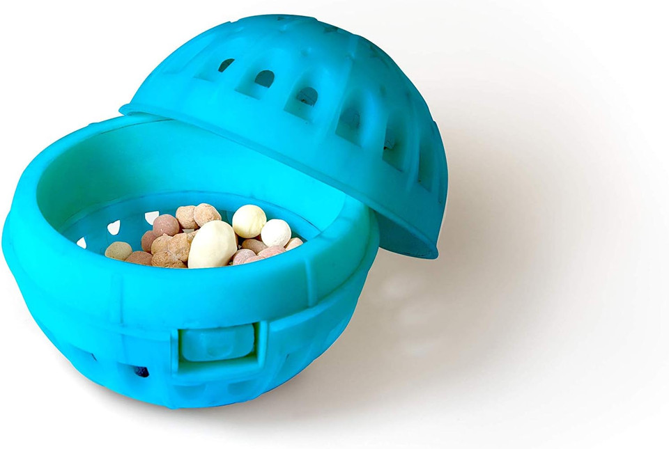 Ecozone Ecoballs, Laundry Pods for Washing Machines, Re-Usable Hypoallergenic Capsule with Pellets, Pure Linen Fragrance, Natural Vegan & Eco Friendly, Refillable Detergent Alternative (250 Washes)