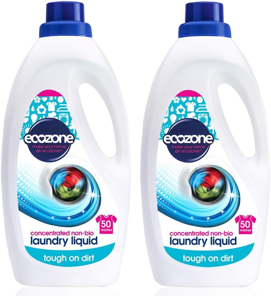 Ecozone Conc Non Bio Laundry Liquid 2L. Pack of 2