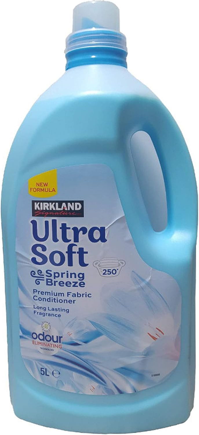 Kirkland Signature Fabric Softener Ultra Soft Spring-Breeze 5 Litres 250 Washes