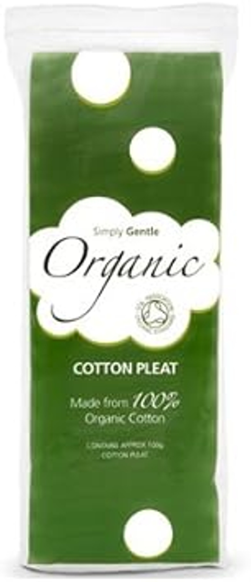 Simply Gentle | Organic Cotton Wool Pleats | 18 x 100g