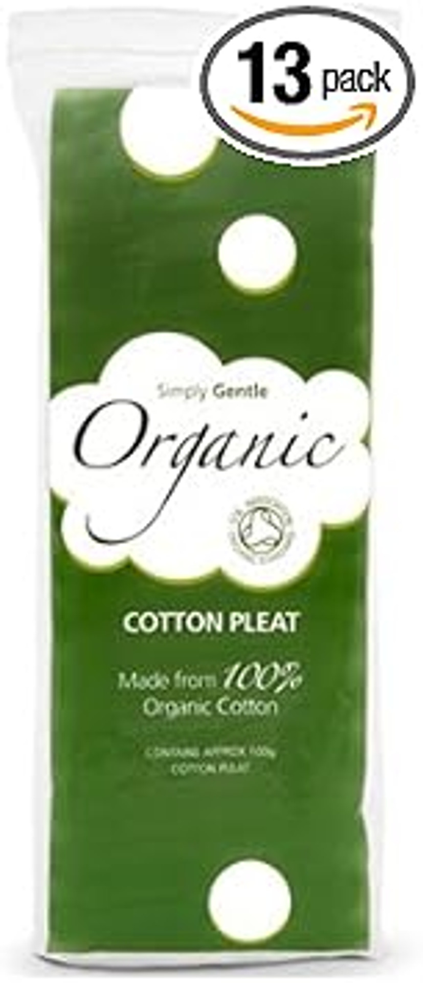 Simply Gentle | Organic Cotton Wool Pleats | 13 x 100g
