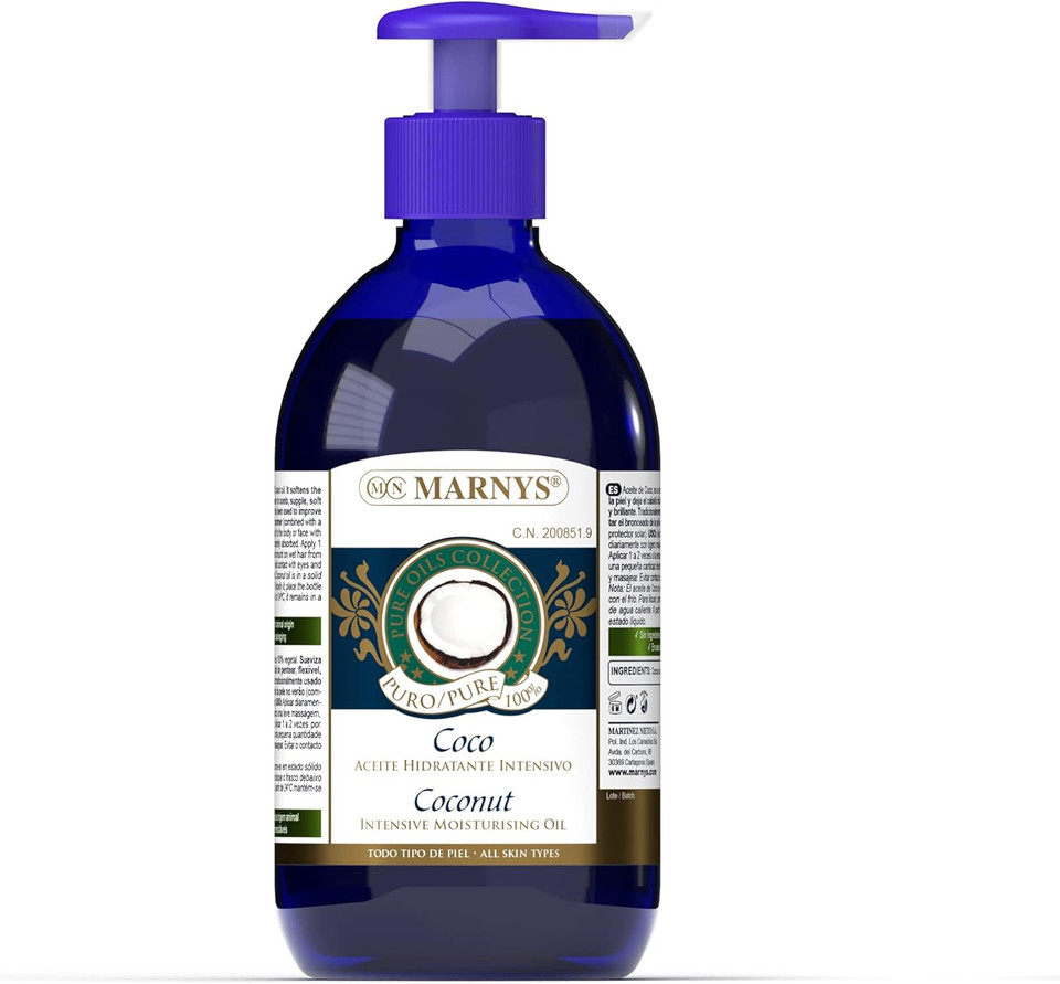Marnys 100% Pure Coconut Oil 500ml Marnys-Pure Oils Collection 500g