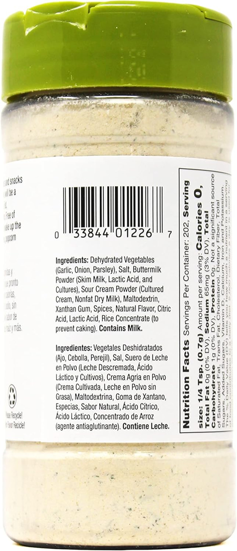 Badia Ranch Seasoning All purpose/Sazon Ranchero Kosher 5oz