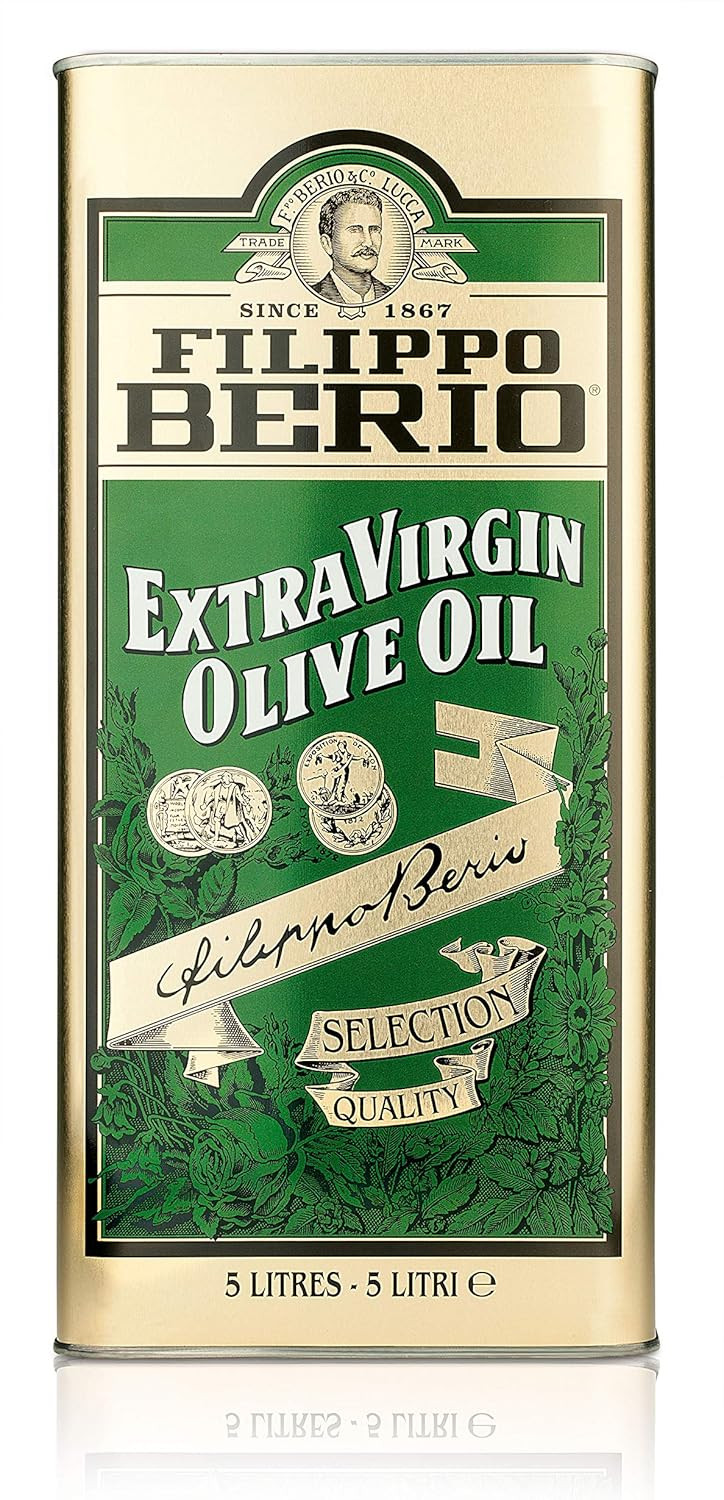 Filippo Berio Extra Virgin Olive Oil Tin 5000 ml