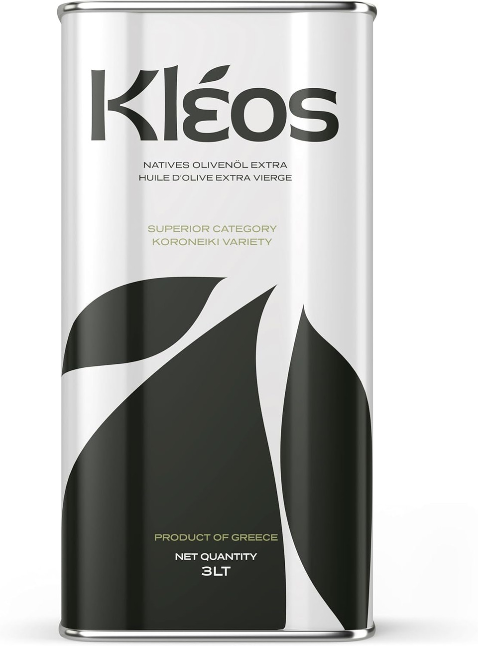 Kleos Extra Virgin Olive Oil 3L  New Harvest 2024/25  Cold-Pressed Greek Olive Oil from Koroneiki Olives  Premium Quality
