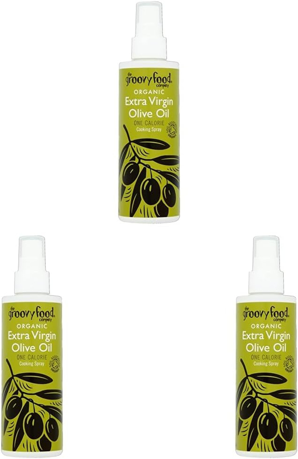 Organic Extra Virgin Olive Oil Emulsion Cooking Spray (Pack of 3)