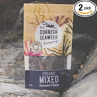 CORNISH SEAWEED COMPANY | Organic Mixed Seaweed Flakes | 2 x 30g (UK)
