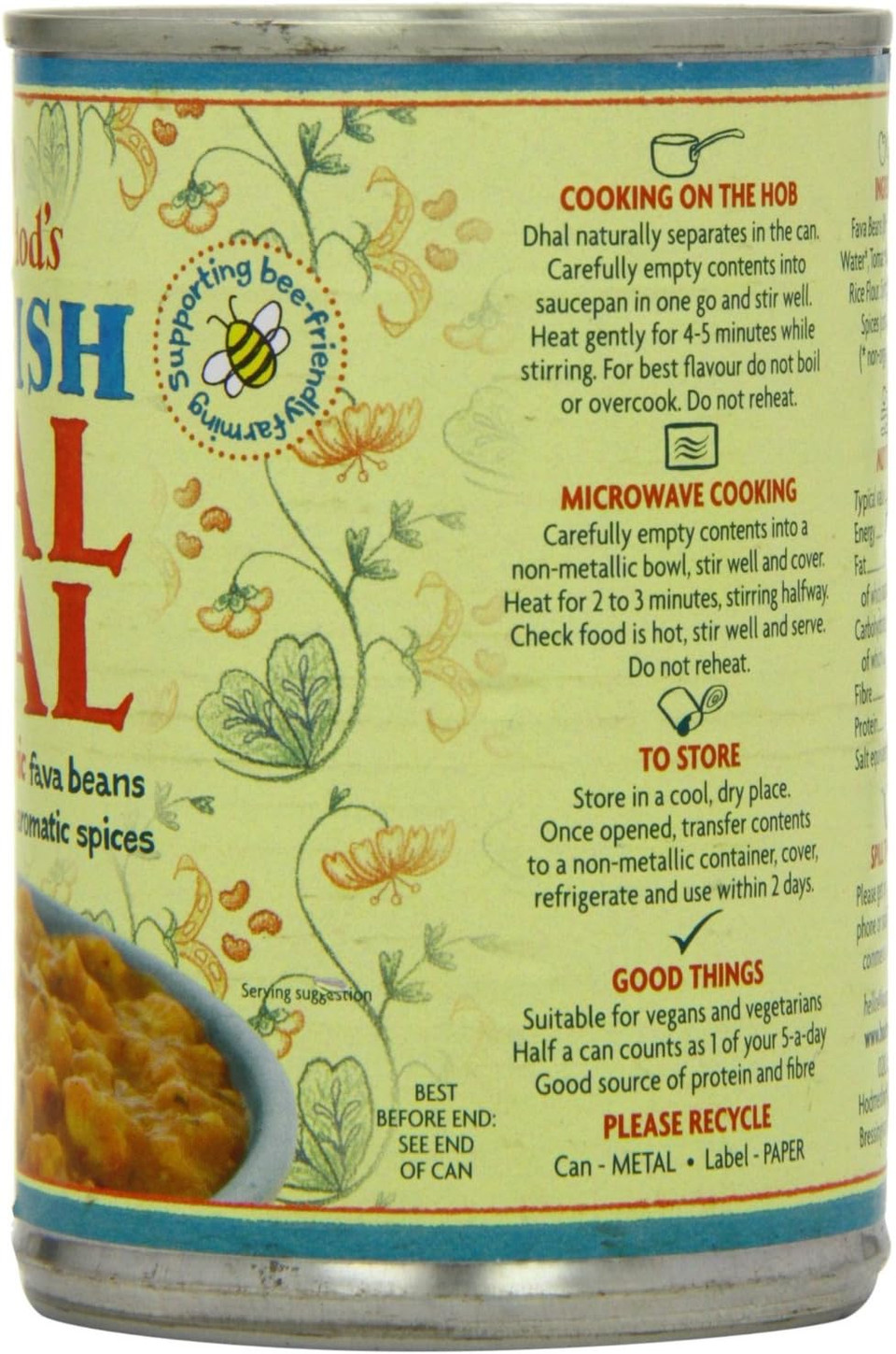 Hodmedods British Vaal Dhal 400g - Pack of 6