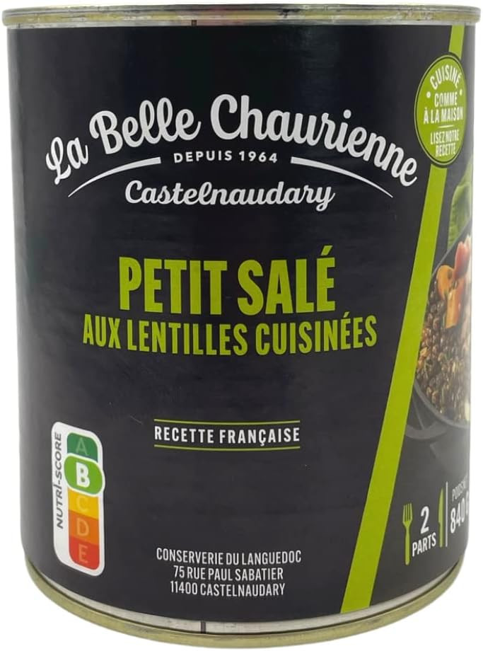 La Belle Chaurienne Petit Sale with Lentils 840g (1)