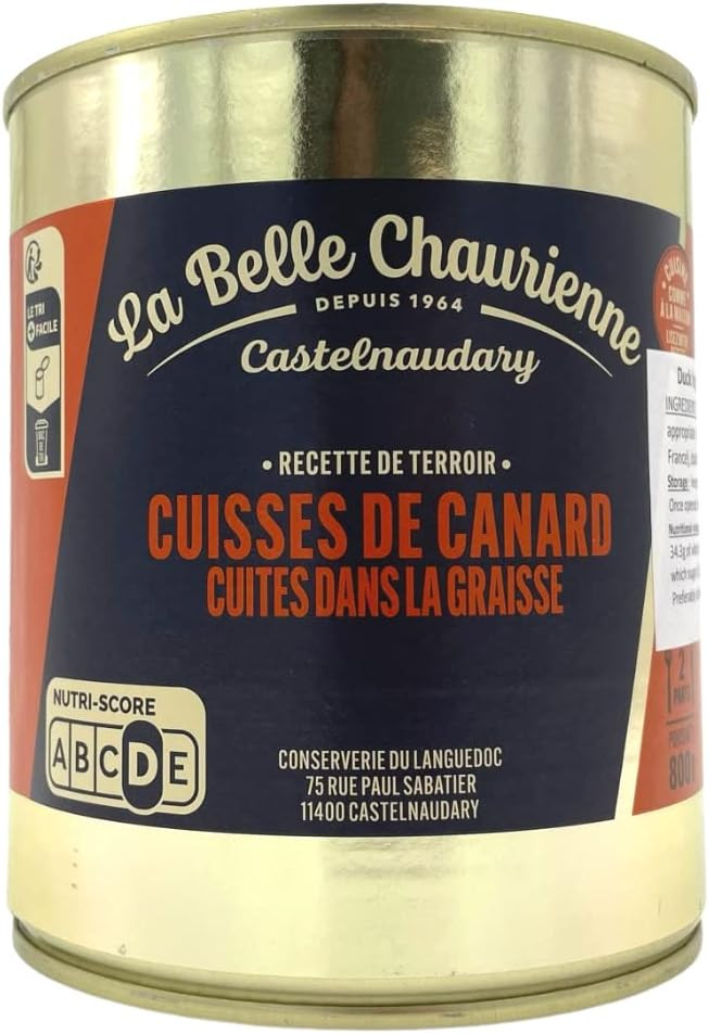 La Belle Chaurienne Non Force Fed Confit Duck Legs 800g x 2