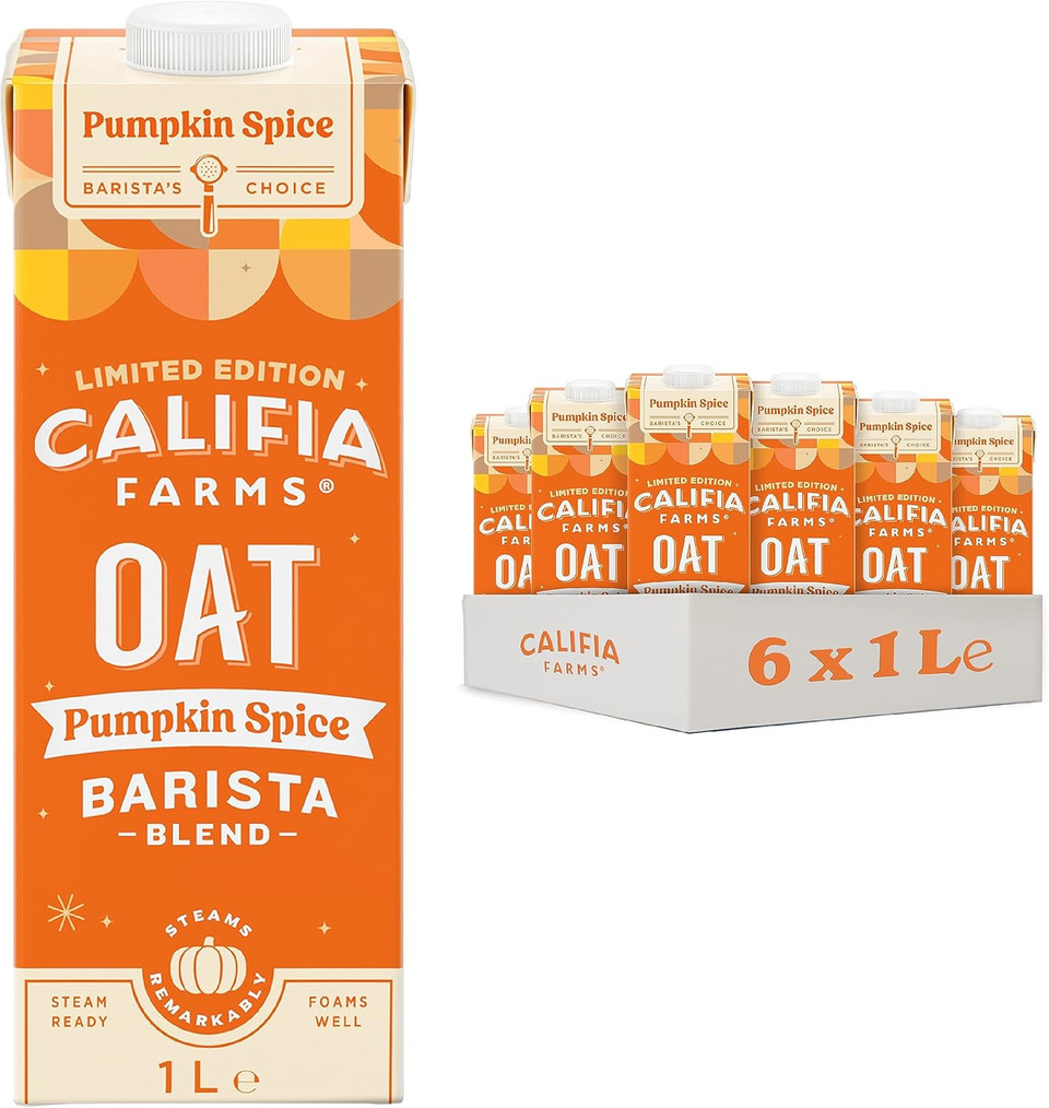 Califia Farms Pistachio Oat Barista Blend with Calcium - Dairy Free, Lactose Free, Vegan (6 x 1L) Califia Farms Pistachio Oat Barista Blend with Calcium - Dairy Free, Lactose Free, Vegan (6 x 1L)