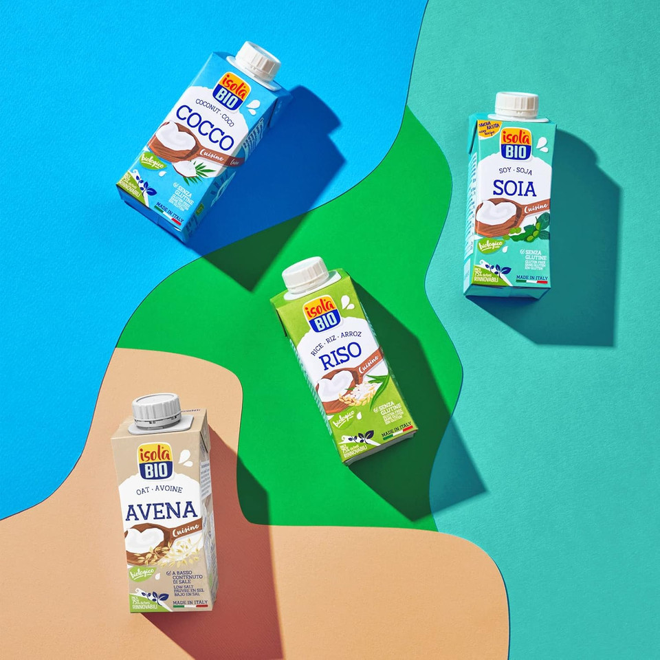 Isola Bio Org Rice Cream for Cooking 200 ML x 1