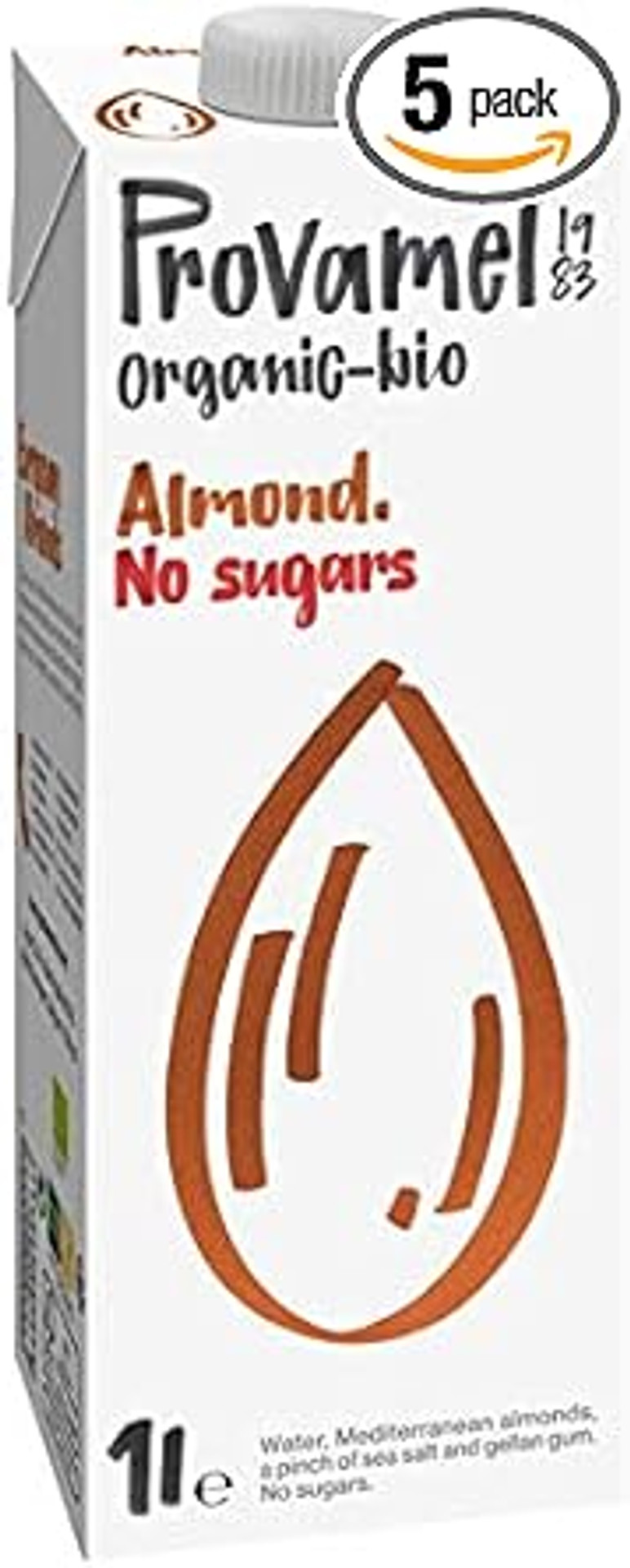 Provamel | Almond Drink - Unsweetened | 5 x 1l