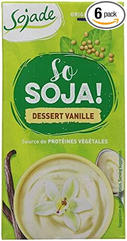 SOJADE | Vanilla SOYA Dessert | 6 x 530ml (UK)