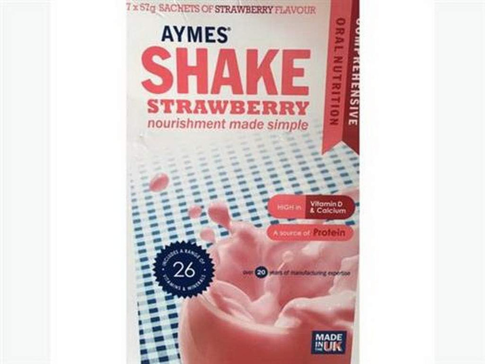 AYMES SHAKE EXTRA STRAWBERRY - 6X85G