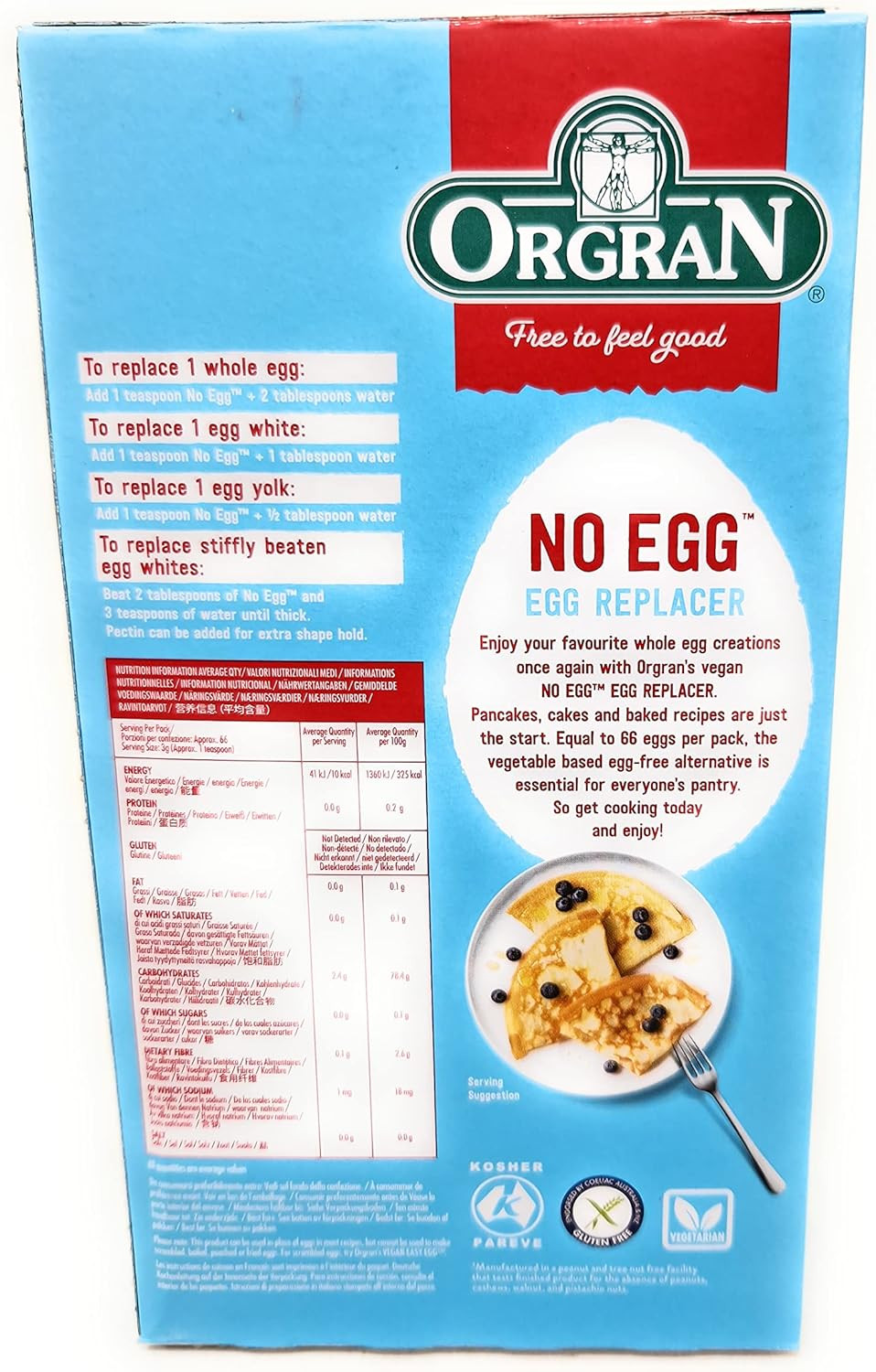 No Egg (Egg Replacer) (200g) - x 3 Pack Savers Deal